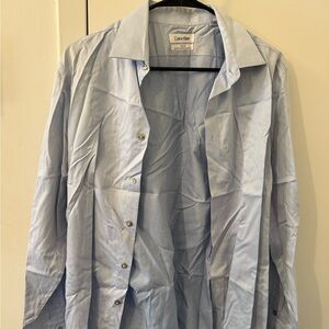 Calvin Klein Men's Light Blue Dress Shirt